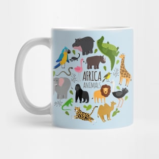 Africa animals collection Mug